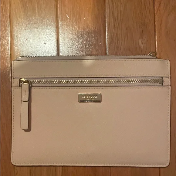 Kate Spade Light Pink pouch with Gold Accents - Picture 1 of 8